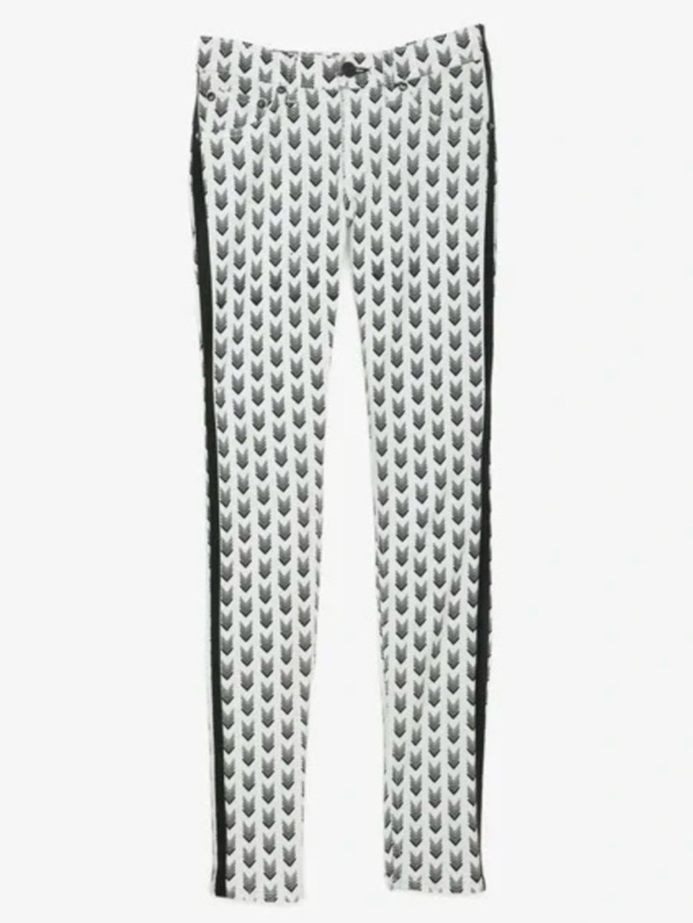 EUC- Rag & Bone ‘Arrow’ Stretch Jean Tuxedo Stripe Legging